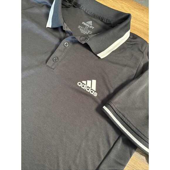 Adidas Men's Club Aeroready FreeLift Primegreen Tennis Polo Shirt Size Medium - Picture 3 of 9